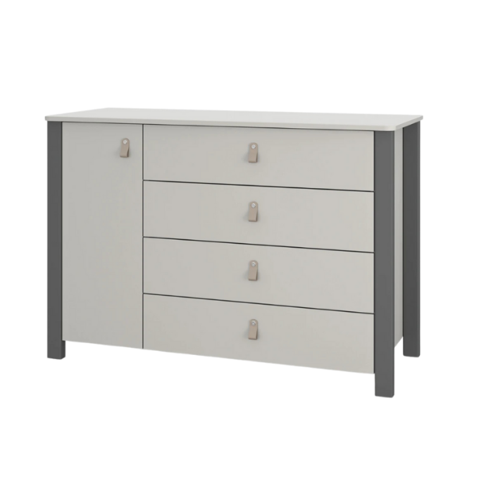 Comoda camera copii Maia cashmere-antracit 1200 (2)